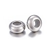 202 Stainless Steel Beads STAS-P238-01P-01-2