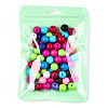 Macaron Color Plastic Yin-yang Zip Lock Bags OPP-N001-01B-06-3