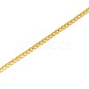 Ion Plating(IP) 304 Stainless Steel Curb Chain/Twisted Chain Necklaces STAS-F143-16G-2