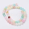 Natural Colorful Green Jade Beads Strands G-G757-01-6mm-3