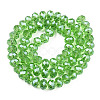 Electroplate Glass Beads Strands EGLA-A034-T10mm-A15-3