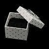 Polka Dot Cardboard Ring Boxes CON-D002-3