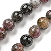 Natural Tourmaline Beads strands G-C076-8mm-10-2
