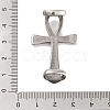 Non-Tarnish 304 Stainless Steel Slide Charms/Slider Beads STAS-L274-008P-3