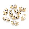 Real 18K Gold Plated Brass Beads KK-A155-21G-2