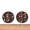 Natural Poplar Wood Cabochons WOOD-N016-46-3