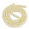 Baking Painted Pearlized Glass Pearl Round Bead Strands X-HY-Q003-6mm-21-5