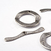 Tibetan Style Alloy Toggle Clasps X-LF10114Y-2