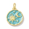 Rack Plated Brass Enamel Pendants KK-Z039-02-2