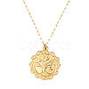 Golden Stainless Steel Pendant Necklace SA1727-3-1