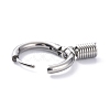 304 Stainless Steel Hoop Earrings STAS-B030-03C-2