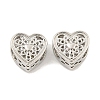 Valentine's Day Rack Plating Alloy European Beads FIND-B034-24P-1