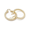 Rack Plating Brass Hoop Earrings for Women EJEW-A088-21G-2