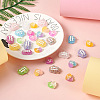 Cheriswelry 30Pcs 15 Styles Transparent Resin Pendants RESI-CW0001-21-6