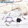 12Pcs Acrylic Beaded Pendant Decorations HJEW-PH01527-6