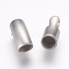 304 Stainless Steel Magnetic Clasps with Glue-in Ends STAS-K145-36P-4