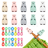 Polar Bear Silicone Knitting Needle Stoppers SIL-NB0001-25-1