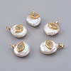 Natural Cultured Freshwater Pearl Pendants PEAR-F008-27G-1