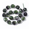 Natural Ruby in Zoisite Beads Strands G-R462-08-2