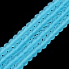 Transparent Glass Beads Strands EGLA-A044-T4mm-MD08-2