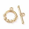 Eco-friendly Brass Toggle Clasps KK-D082-11G-1