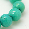 Natural Mashan Jade Round Beads Strands X-G-D263-10mm-XS15-2