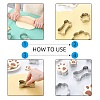 Tarnish Resistant 304 Stainless Steel Cookie Cutters DIY-E012-42-4