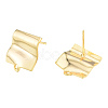 Brass Stud Earring Findings KK-N231-411-1