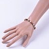 Natural Gemstone Stretch Bracelets BJEW-JB04557-4