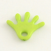 Opaque Acrylic Palm Charms X-SACR-Q099-M96-2