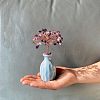 Natural Amethyst Chips Tree Decorations DJEW-P017-A03-1