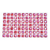 Glass Rhinestone Cabochons MRMJ-N029-02B-05-1