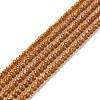 Transparent Glass Beads Strands GLAA-C019-01B-14-1