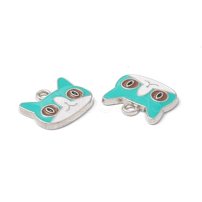 Alloy Enamel Charms ENAM-G212-17P-1