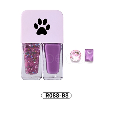 12ml Two Tone Nail Polish MRMJ-R088-B8-1