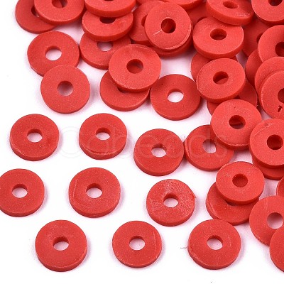 Handmade Polymer Clay Beads X-CLAY-Q251-6.0mm-40-1