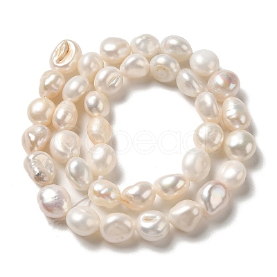 Natural Baroque Pearl Keshi Pearl Beads Strands PEAR-K004-33-1