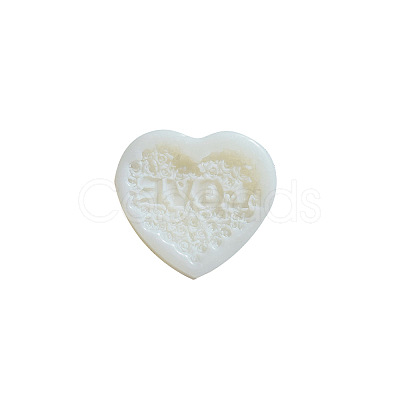 Valentine's Day Love Heart Soap DIY Food Grade Silicone Mold PW-WG51517-01-1