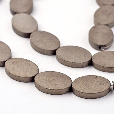 Electroplate Non-magnetic Synthetic Hematite Beads Strands G-F300-10-F06-1