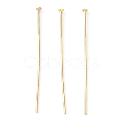 Brass Flat Head Pins KK-N254-47D-G-1