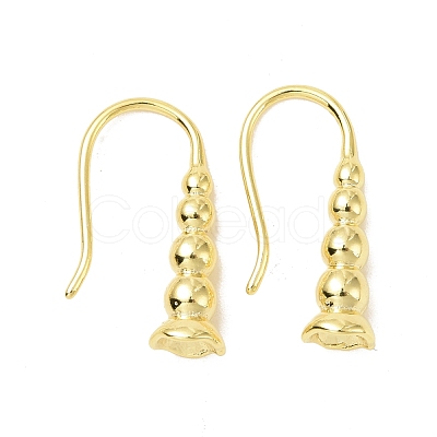 Rack Plating Brass Earring Hooks KK-F839-031G-1