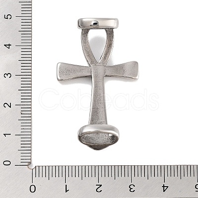 Non-Tarnish 304 Stainless Steel Slide Charms/Slider Beads STAS-L274-008P-1