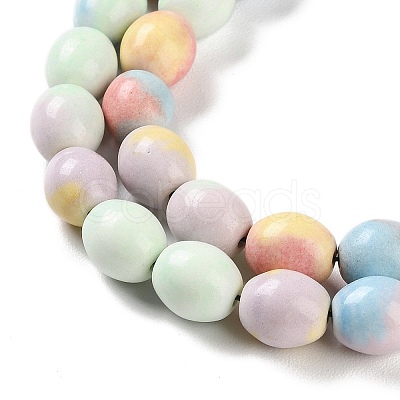 Natural Rainbow Alashan Agate Beads Strands G-NH0022-O01-01-1