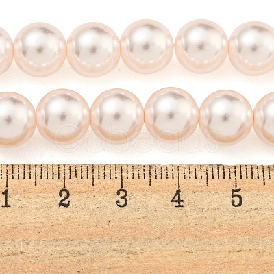 Glass Pearl Beads Strands HY-G002-01E-03-1