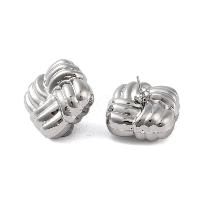 304 Stainless Steel Earrings EJEW-O004-13P-1