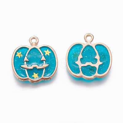 Alloy Enamel Pendants ENAM-L017-E03-1