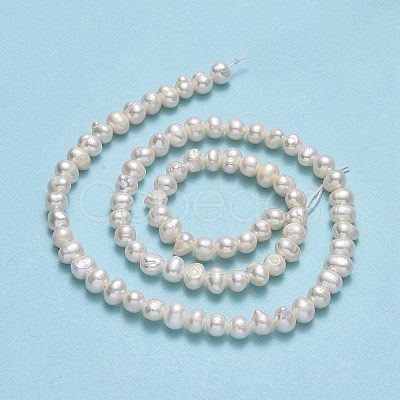 Natural Cultured Freshwater Pearl Beads Strands PEAR-F018-13D-01-1