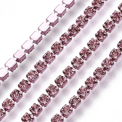 Electrophoresis Iron Rhinestone Strass Chains CHC-Q009-SS6.5-B16-1