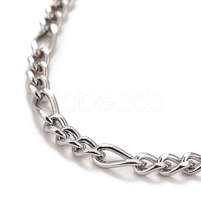 Non-Tarnish 304 Stainless Steel Chain Necklaces NJEW-A002-08P-1