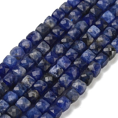 Natural Sodalite Beads Strands G-H042-A08-02-1